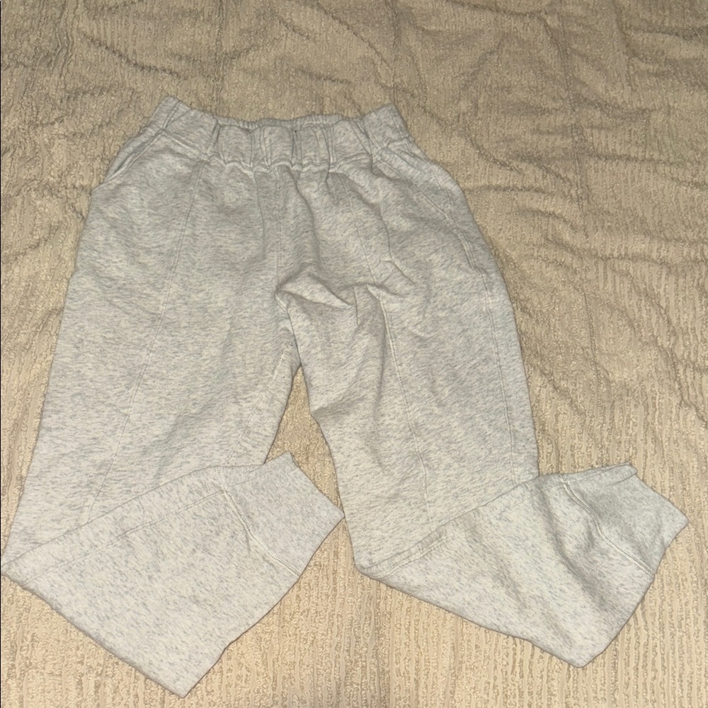 Abercrombie & Fitch Light Gray Kids Joggers
